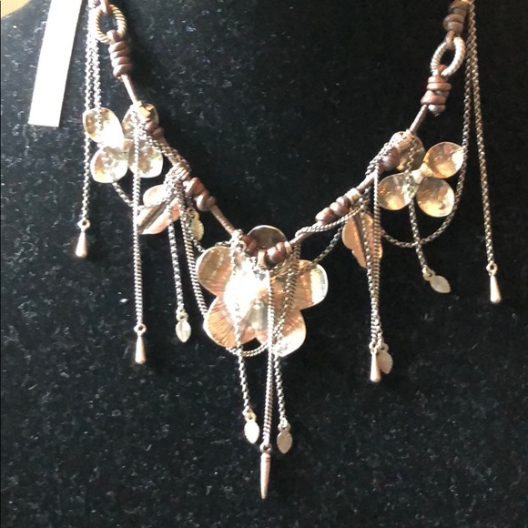 Chan Luu sterling silver flower necklace - Picture 6 of 11